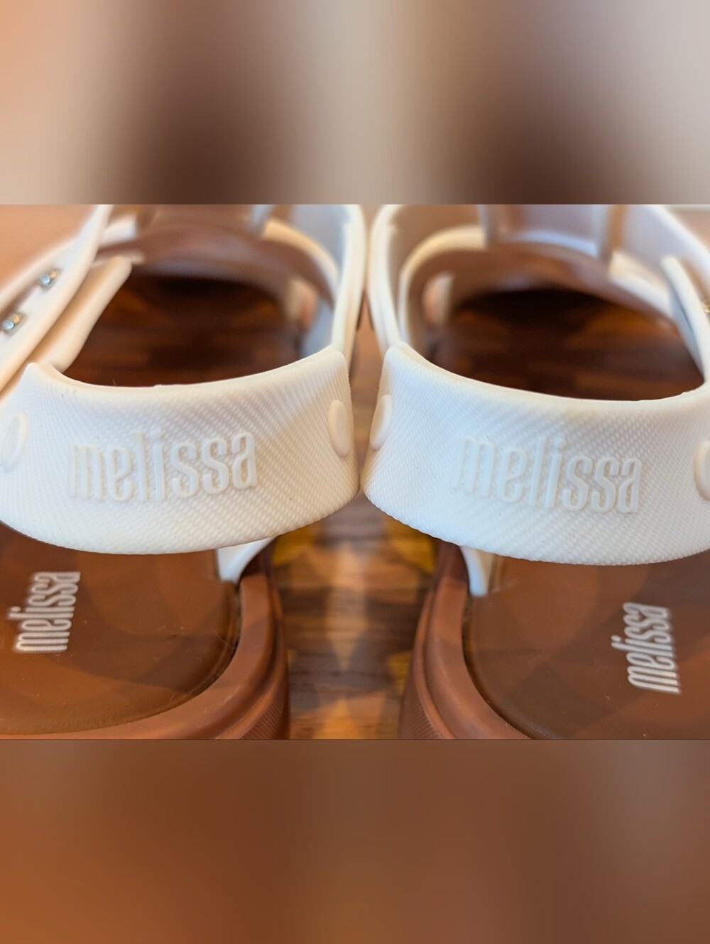 Melissa Emma Beige Sandal Fisherman Style Women’s Size 8 - Picture 5 of 11